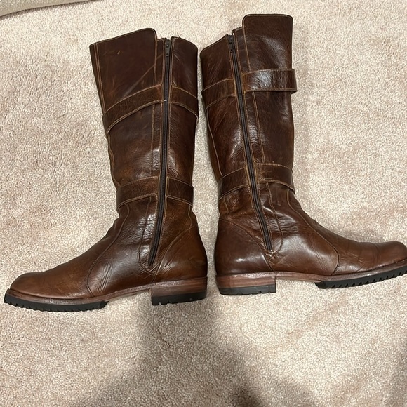 Jim Barnier brown leather boot sz11 - Picture 6 of 11